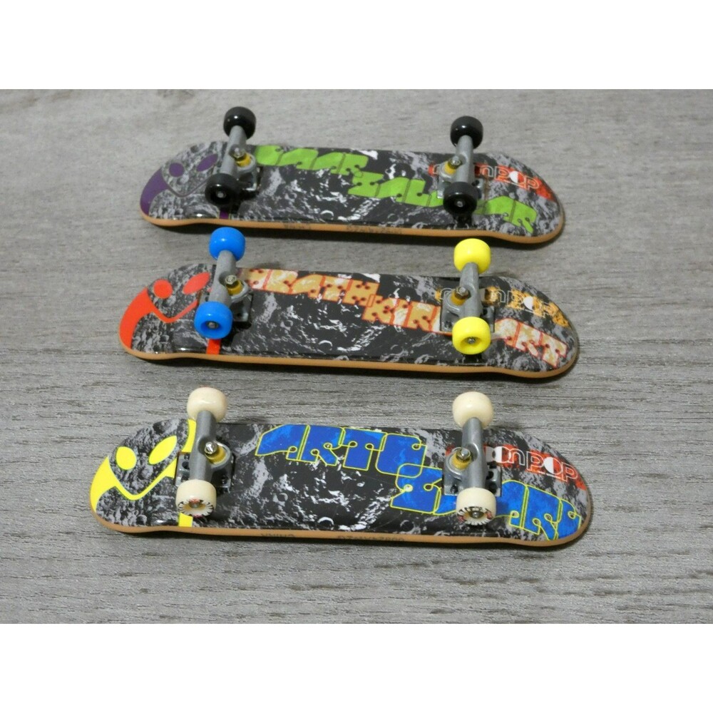 Tech Deck Ailen Workshop Moonpop Fingerboard Lot 3 Arto Saari Salazar Kirchart